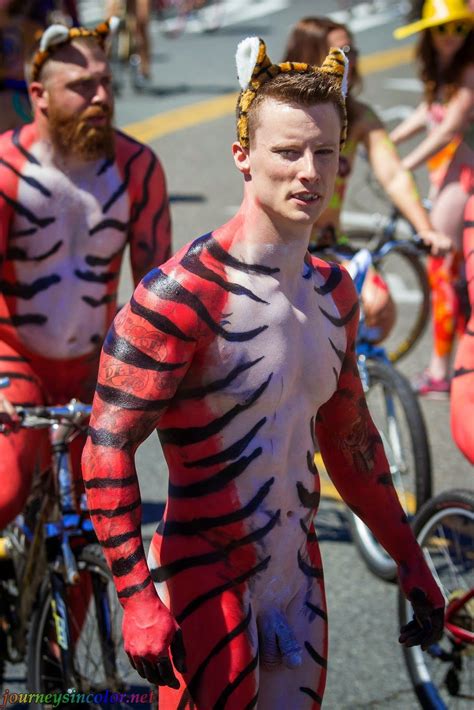 Male body painting